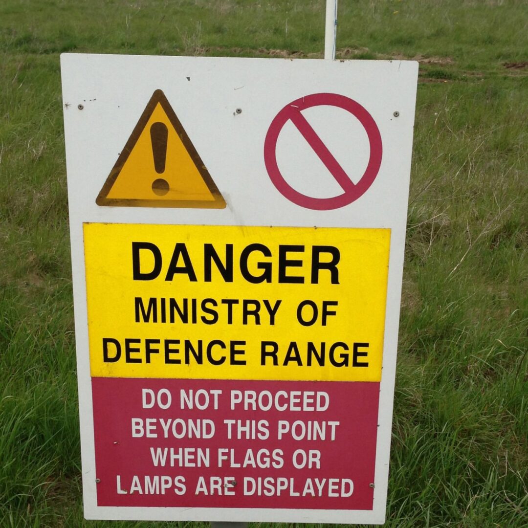 Ministry of Defence sign